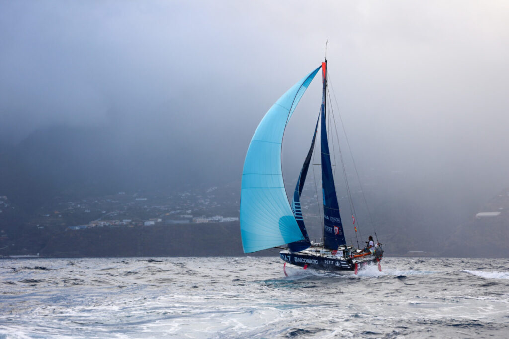 Benoît Marie arrive à La Palma